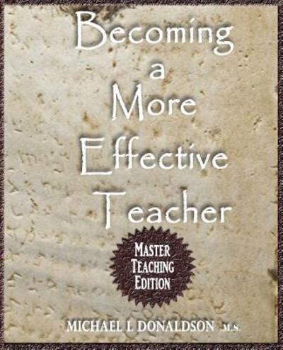 Cover for Michael Donaldson · Becoming a More Effective Teacher (Paperback Book) (2000)