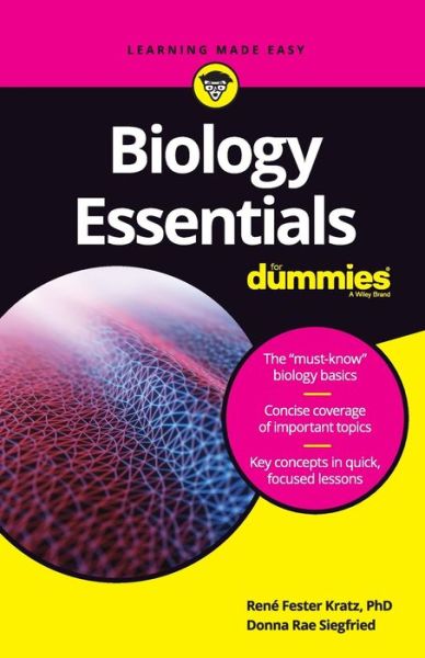 Cover for Rene Fester Kratz · Biology Essentials For Dummies (Paperback Book) (2019)