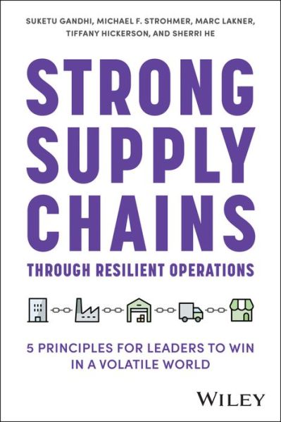 Cover for Suketu Gandhi · Strong Supply Chains Through Resilient Operations: Five Principles for Leaders to Win in a Volatile World (Hardcover Book) (2023)