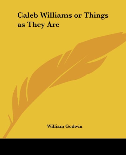 Cover for William Godwin · Caleb Williams or Things As They Are (Paperback Book) (2004)