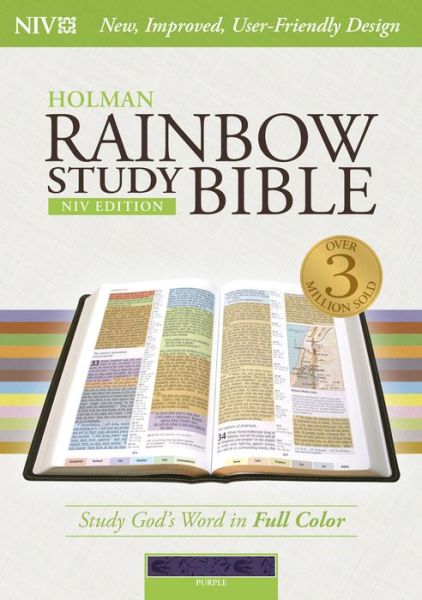 Cover for Broadman &amp; Holman Publishers · Rainbow Study Bible-niv (Leather Book) [Purple Imitation] (2015)