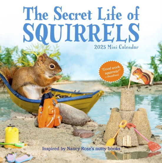 Cover for Nancy Rose · The Secret Life of Squirrels Mini Wall Calendar 2025 (Kalender) (2024)