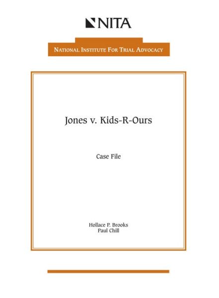 Cover for Paul Chill · Jones V. Kids-R-Ours (Paperback Book) (1995)