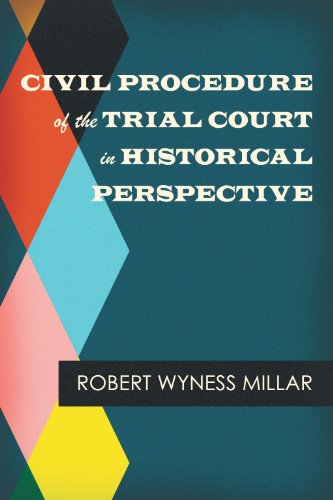 Cover for Robert Wyness Millar · Civil Procedure of the Trial Court in Historical Perspective - Judicial Administration (Hardcover Book) [Reprint edition] (2014)