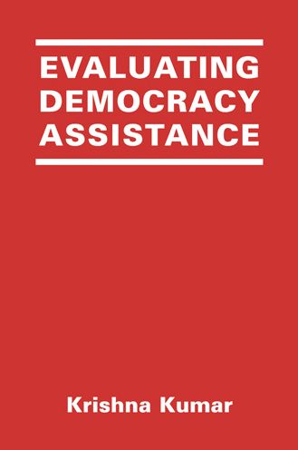 Cover for Krishna Kumar · Evaluating Democracy Assistance (Hardcover Book) (2012)