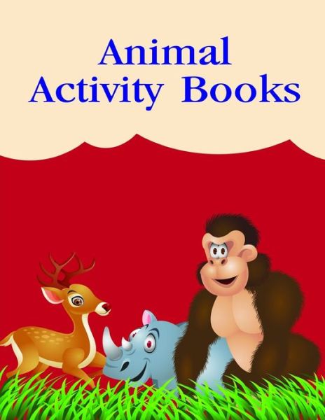 Cover for Lucky Me Press · Animal Activity Books (Paperback Book) (2019)