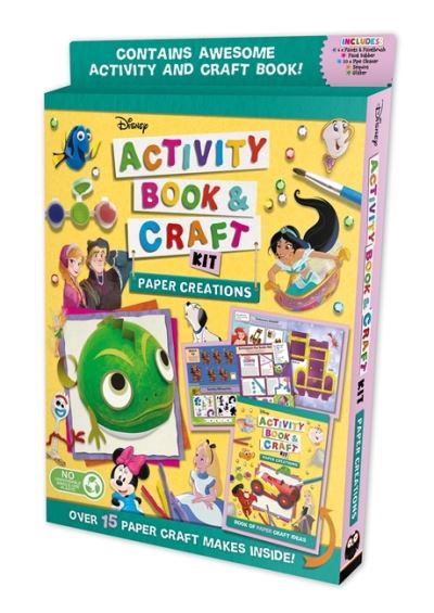 Disney: Activity Book & Craft Kit Paper Creations - Walt Disney - Kirjat - Bonnier Books Ltd - 9781801082587 - torstai 30. kesäkuuta 2022