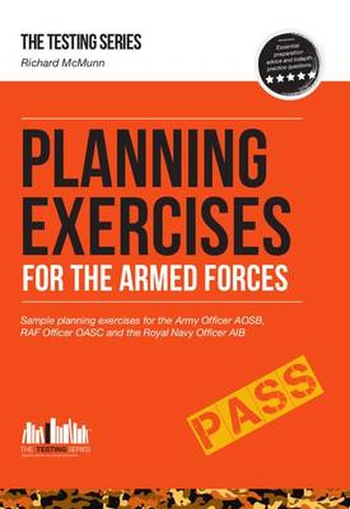 Cover for Richard McMunn · Planning Exercises for the Army Officer, RAF Officer and Royal Navy Officer Selection Process - Testing Series (Paperback Book) (2013)