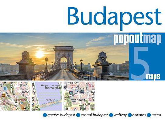 Cover for Popout Map · Budapest PopOut Map - PopOut Maps (Landkarten) (2018)
