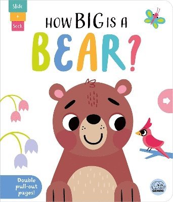 Cover for Lisa Regan · How Big is a Bear? - Slide and Seek - Multi-Stage Pull Tab Books (Kartonbuch) (2025)