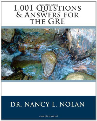 Cover for Dr. Nancy L. Nolan · 1,001 Questions &amp; Answers for the Gre (Paperback Book) (2010)