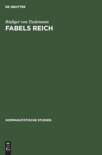 Cover for Tiedemann · Fabels Reich (Bog) (1978)