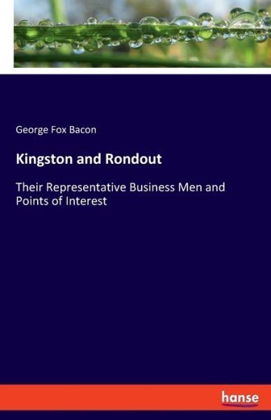 Cover for Bacon · Kingston and Rondout (Bog) (2021)