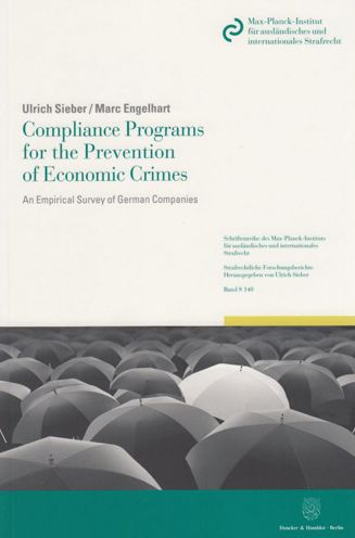 Cover for Sieber · Compliance Programs for the Prev (Book) (2014)