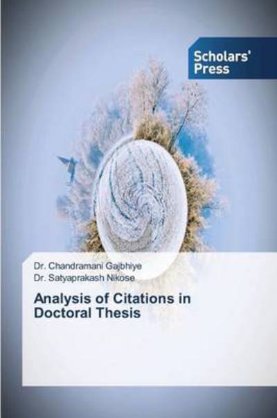 Cover for Satyaprakash Nikose · Analysis of Citations in Doctoral Thesis (Paperback Book) (2014)