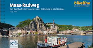 Cover for Esterbauer Verlag · Maas Radweg Von der Quelle zur Mundung in die Nordsee - Radtourenbucher (Spiral Book) (2023)