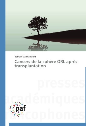 Cover for Romain Carmantrant · Cancers De La Sphère Orl Après Transplantation (Taschenbuch) [French edition] (2018)