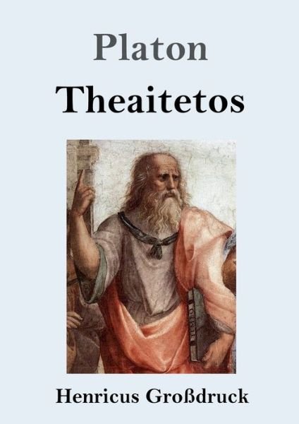 Cover for Platon · Theaitetos (Grossdruck) (Paperback Book) (2020)