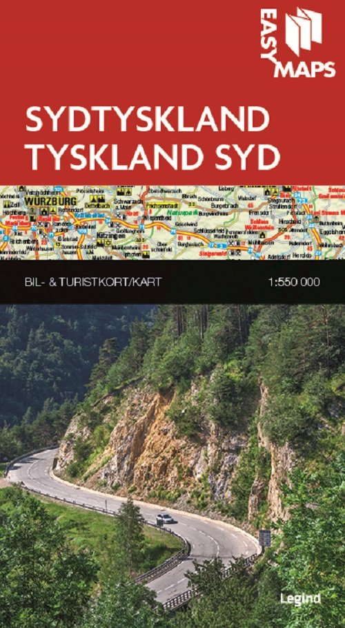 Cover for Legind A/S · Easy Maps - Lande og regioner: Easy Maps - Sydtyskland (Map) [1st edition] (2015)