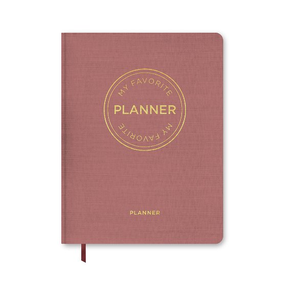 Cover for Forlaget Aronsen · MY FAVORITE PLANNER by ARONSEN: MY FAVORITE PLANNER Dateret 23 / Vintage Rosa (Hardcover Book) [1. Painos] (2022)
