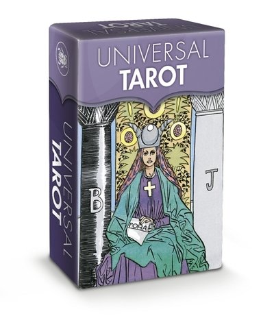Cover for De Angelis, Roberto (Roberto De Angelis) · Universal Tarot -  Mini Tarot (Flashkort) [New edition] (2020)