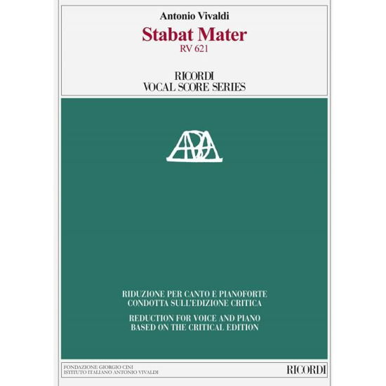 Stabat Mater RV 621 - Antonio Vivaldi - Bøger - Ricordi BMG - 9788881920587 - 1. december 2019