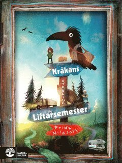 Cover for Frida Nilsson · Kråkans otroliga liftarsemester (ePUB) (2019)