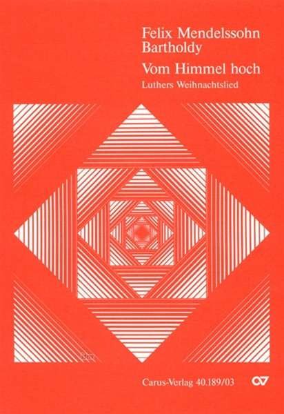 Cover for Mendelssohn · Vom Himmel h.KA.CV40.189/03 (Bok)