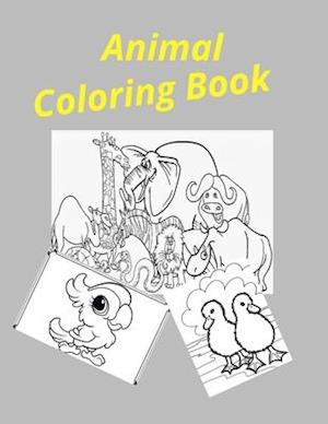 Cover for Fatema Zohura · Animal Coloring Book (Paperback Book) (2020)