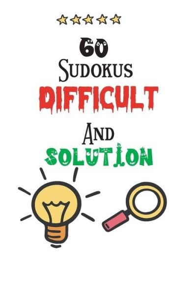 Cover for Home Book · 60 Sudokus Difficult And Solution (Pocketbok) (2020)