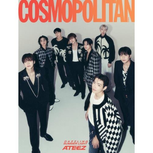 ATEEZ · Cosmopolitan Korea July 2024 (Blad) [B edition] [Group Version II] (2024)