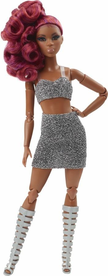 Cover for Mattel · Mattel Barbie Signature: Looks 07 Ponytail Red Hair Fully Posable Fashion Dark Skin Doll (hcb77) (MERCH) (2021)