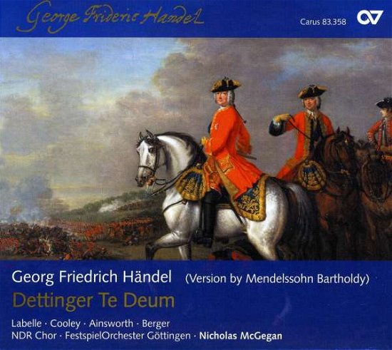Cover for Handel Georg Friedrich · Dettinger Te Deum (CD) (2010)
