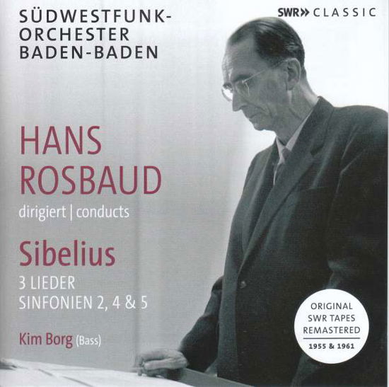 3 Lieder and Sinfonien Nos. 2, 4 & 5 - Hans Rosbaud - Musiikki - SWR CLASSIC - 0747313910588 - perjantai 1. lokakuuta 2021