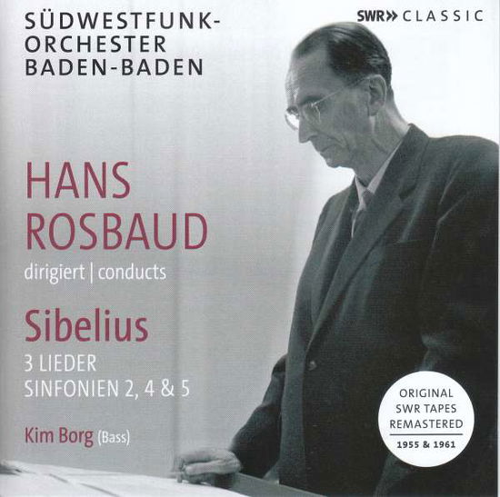 Cover for Hans Rosbaud · 3 Lieder and Sinfonien Nos. 2, 4 &amp; 5 (CD) (2021)