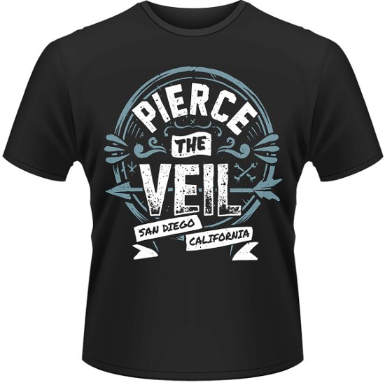 Pierce The Veil: San Diego California (T-Shirt Unisex Tg. S) - Pierce the Veil - Andet - Plastic Head Music - 0803341488588 - 17. september 2015