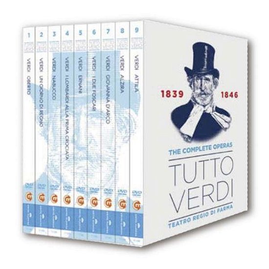 Cover for Verdi / Pentcheva / Sartori / Parodi / Sassu · Tutto Verdi Operas 1 (1839 - 1846) (DVD) [Box set] (2013)