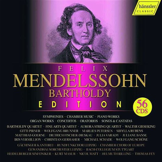 Cover for F. Mendelssohn-Bartholdy · Felix Mendelssohn-bartholdy (CD) [Mendelssohn edition] (2019)