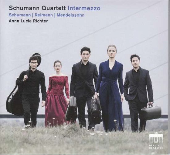 Schumann / Reimann / Mendelssohn: Intermezzo - Schumann Quartet / Anna Lucia Richter - Music - BERLIN CLASSICS - 0885470010588 - June 22, 2018