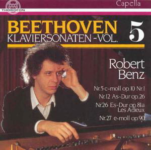 Klaviersonaten 5 - Beethoven / Benz,robert - Música - THOR - 4003913120588 - 1 de junho de 1992