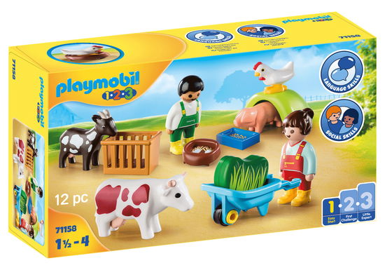 Cover for Playmobil · Playmobil 1.2.3. Plezier op de Boerderij - 71158 (N/A)