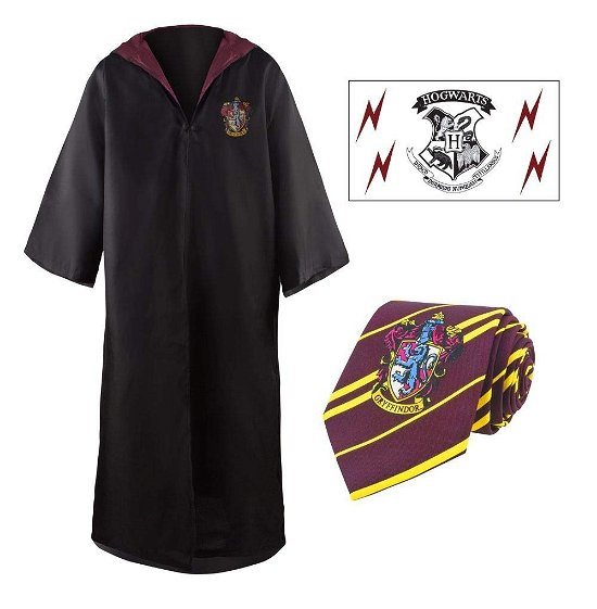 Harry Potter - Gryffindor Robe + Stropdas + Tattoo Set - Size XS - Harry Potter - Merchandise -  - 4895205602588 - 