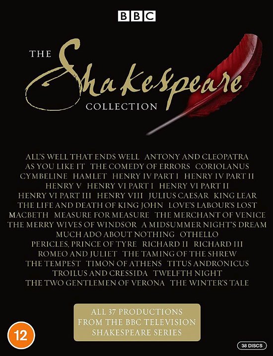 Cover for Bbc TV Shakespeare Comp Coll Repack · The Shakespeare Collection (DVD) [Repackaged] (2020)