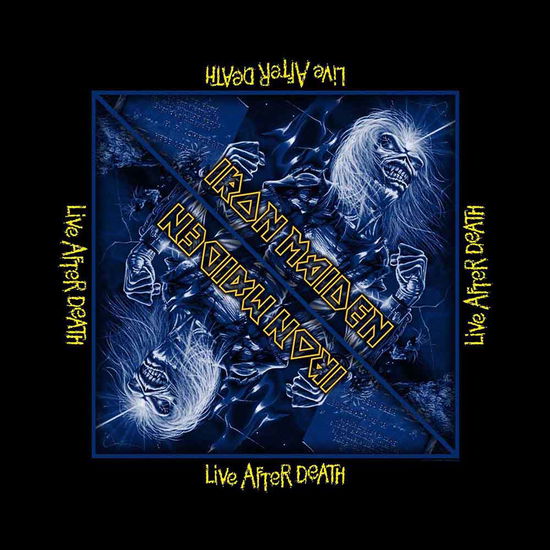 Iron Maiden Unisex Bandana: Live After Death - Iron Maiden - Koopwaar - Unlicensed - 5055339728588 - 