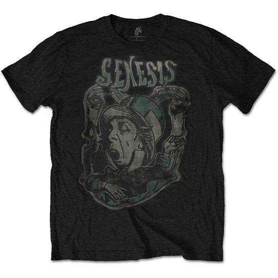Cover for Genesis · Genesis Unisex T-Shirt: Mad Hatter 2 (T-shirt) [size XXL] [Black - Unisex edition] (2019)