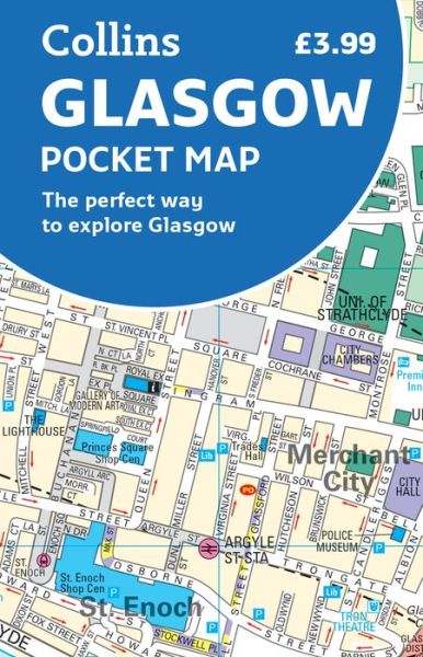 Cover for Collins Maps · Glasgow Pocket Map: The Perfect Way to Explore Glasgow (Map) [2 Revised edition] (2022)