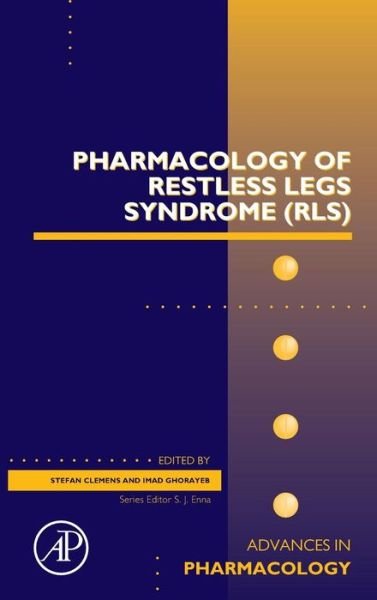 Cover for Clemens · Pharmacology of Restless Legs Syndrome (RLS) - Advances in Pharmacology (Hardcover Book) (2019)