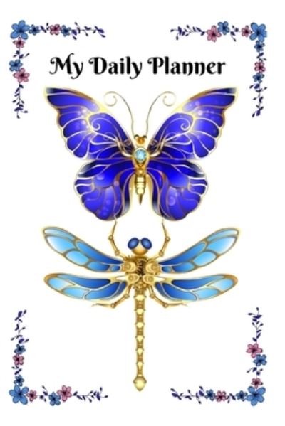 Cover for Treehouse Books · Blue and Gold Butterfly and Dragonfly Planner (Paperback Book) (2024)