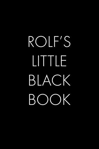 Cover for Wingman Publishing · Rolf's Little Black Book : The Perfect Dating Companion for a Handsome Man Named Rolf. A secret place for names, phone numbers, and addresses. (Paperback Book) (2019)