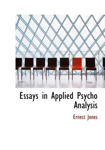 Cover for Ernest Jones · Essays in Applied Psycho Analysis (Paperback Book) (2009)